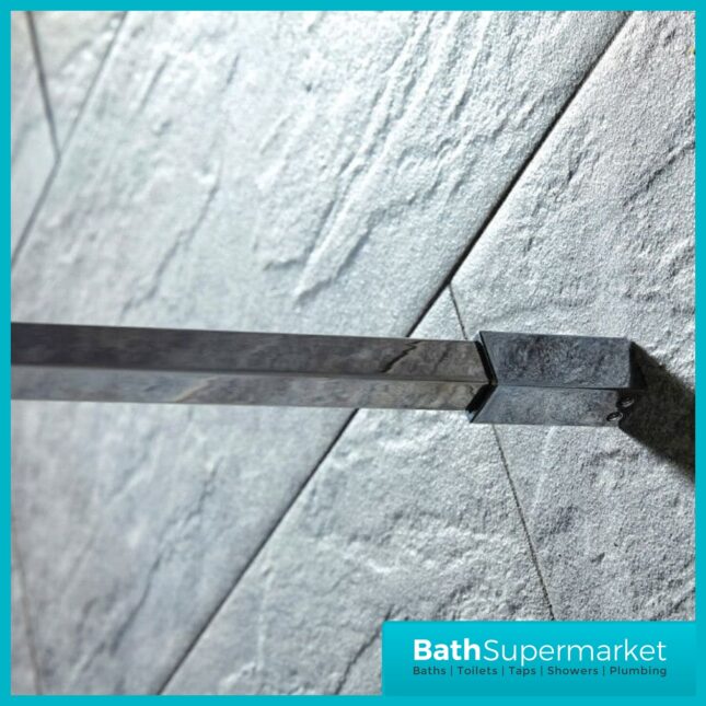 Sognare i8 8mm Easy Clean Glass Wetroom Panel 2m Tall - 600mm -1200mm Width