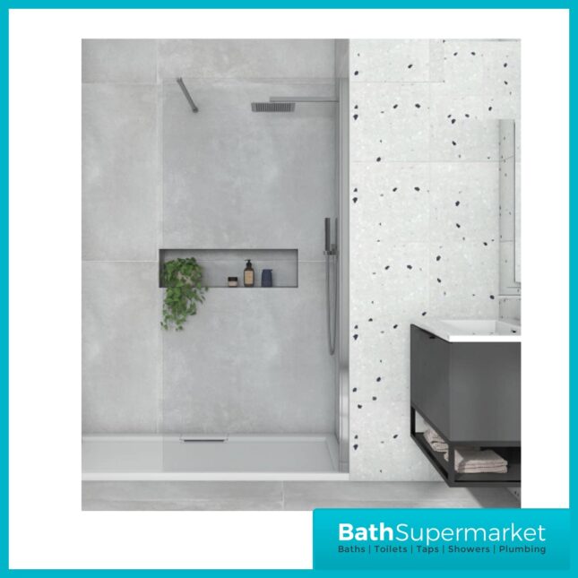 Sognare i8 8mm Easy Clean Glass Wetroom Panel 2m Tall - 600mm -1200mm Width - Image 7