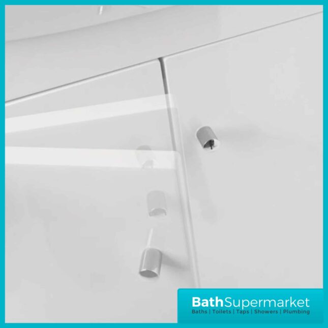 Elation Ikoma Matt Pearl Grey Vanity Unit and Basin 550mm