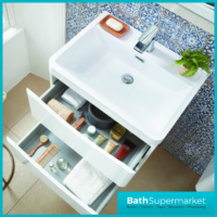 Sognare Cella 500mm High Gloss White Floor Standing Vanity Unit & Basin