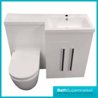Sognare Mili 1100mm Gloss White L Shape Furniture Pack