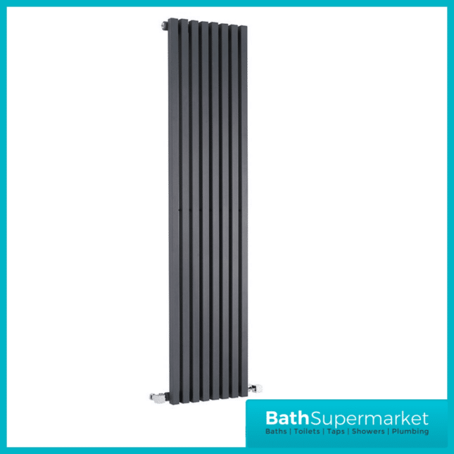 Vertical Designer Radiator Anthracite 1800 x 360mm - HLA96