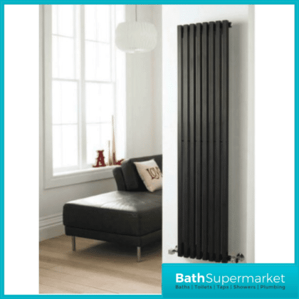 Vertical Designer Radiator Anthracite 1800 x 360mm - HLA96