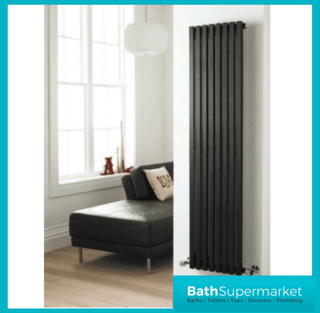 Vertical Designer Radiator Anthracite 1800 x 360mm - HLA96