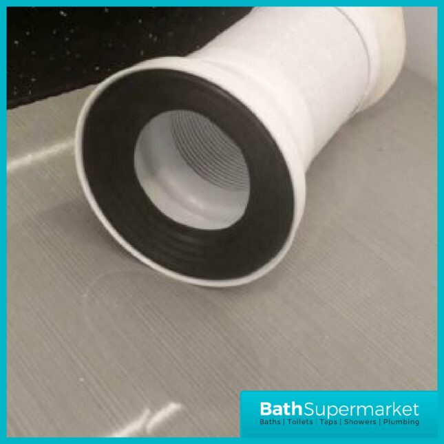 110MM FLEXIBLE WC PAN CONNECTOR 4" 265mm -485mm