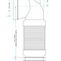 90° Flexible Pan Connector (1¼" Adapter) | PP0002/D - Image 2