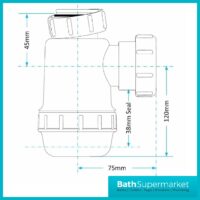 VIVA WTBT3238 EASI-FLO BOTTLE TRAP 38MM SEAL - Image 2