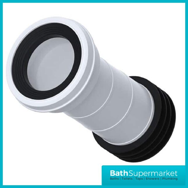 Viva WC Pan Connector, Extended Straight PP0001/B