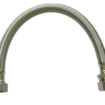 Flexible Tap Connector 15mm x 1/2" 13mm Bore 300mm