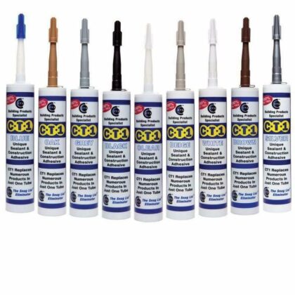 Black Multi-Purpose Silicone Sealant Adhesive | CTF1
