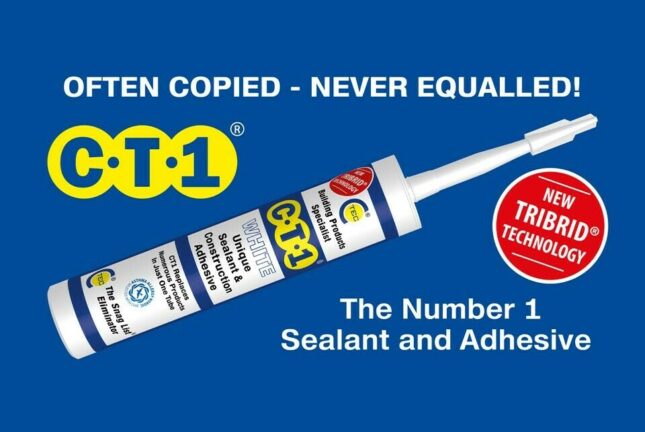 White Multi-Purpose Silicone Sealant Adhesive | CTF1 - Image 3