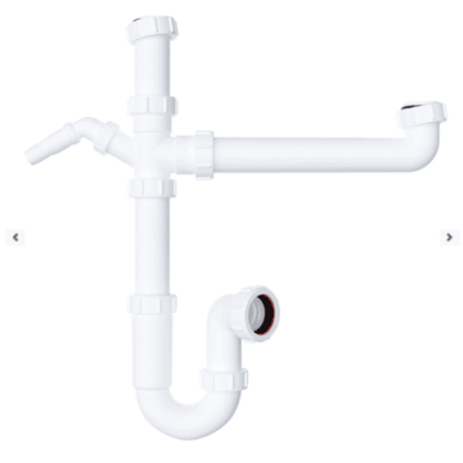 Kitchen Sink Waste Kit Double Sink