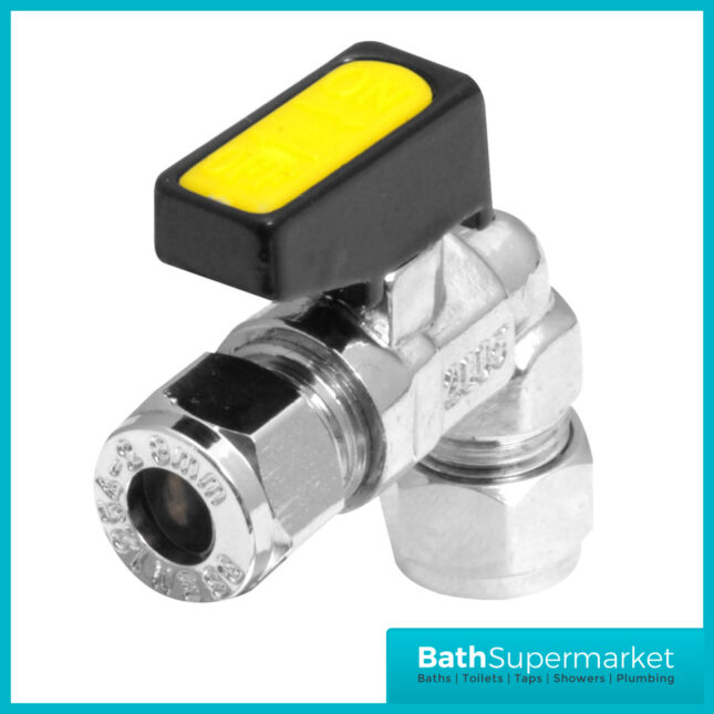 Mini Lever Elbow Ball Valve 8mm 10mm
