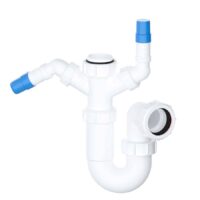 Viva 1½" Sink Trap with Twin 135° Nozzles | WTST02