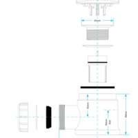 Viva 1½" Shower Trap (50MM Tray) | WTSH40 - Image 2