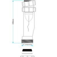 Viva 1¼" Magna Self-Sealing Waste Valve | WTSTC32 - Image 2