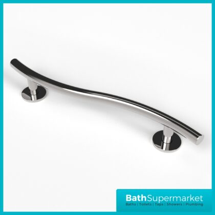 Nymas Luxury Curved Stainless Steel Grab Rail 620mm | 311662