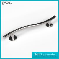 Nymas Luxury Curved Stainless Steel Grab Rail 620mm | 311662