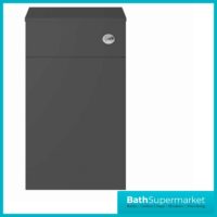 Nuie Athena Gloss Grey Back To Wall WC Unit 500mm x 260