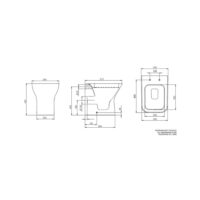 Tavistock Structure Comfort Height Back to Wall Pan & Seat - Image 3