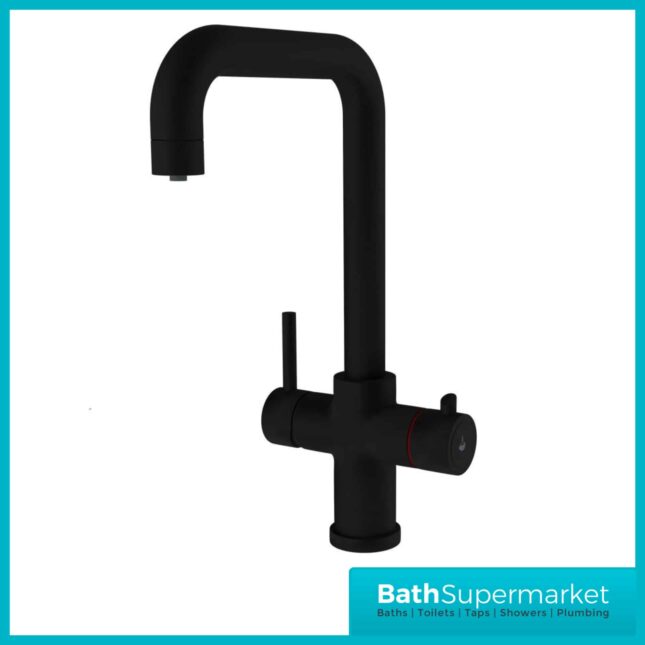 3 In 1 Instant Hot & Cold Boiling Kitchen Mixer Tap (Black)