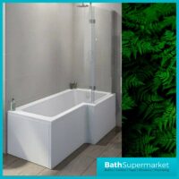 L Shaped 1700 Bath, 650mm Vanity Unit, WC Unit & BTW Toilet