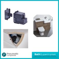 Tavistock Contactless Wave Dual Flush Remote Sensor Kit-TR9014-Pneumatic
