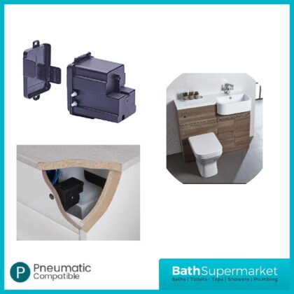 Tavistock Contactless Wave Dual Flush Remote Sensor Kit-TR9014-Pneumatic