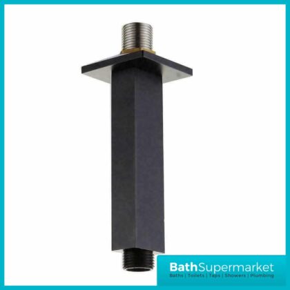Black Shower Head Ceiling Arm (120mm)