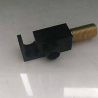 Square Matt Black Outlet Elbow with Parking Bracket, Flex & Handset - Image 6
