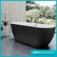 Charlotte Edwards Belgravia Black Modern Freestanding Bath 1700 X 670mm - Image 6