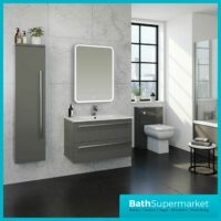 Kartell Optima LED Mirror With Bluetooth Speaker