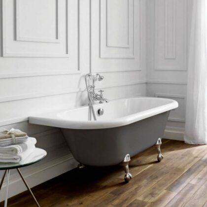 Dove Grey Kildwick BTW 1700 x 750mm Freestanding Bath