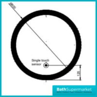 Kartell Reflections Round Vistra Mirror 600mm