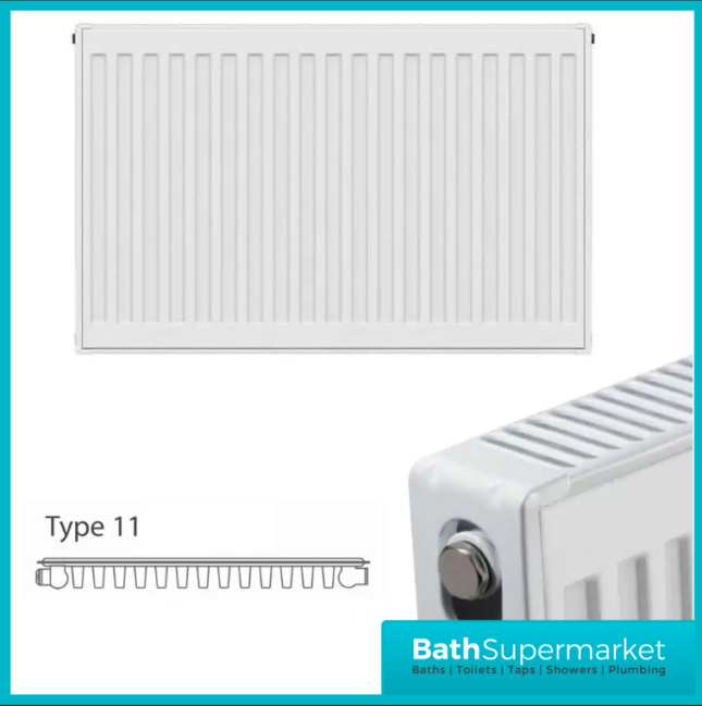 Kartell Type 11 600 x 700mm Single Panel Radiator