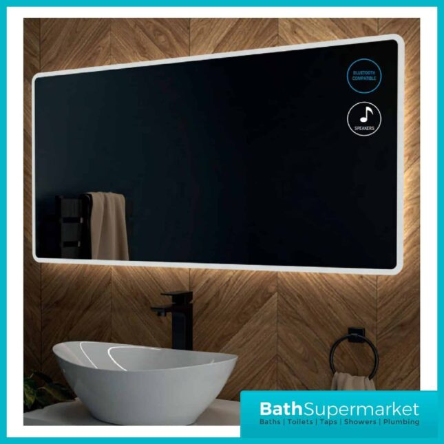 Tailored Molly LED Touch Sensor Bluetooth Mirror 1200 x 600mm