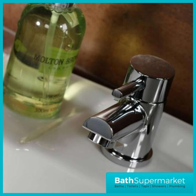 Tavistock Kinetic Chrome Mini Mono Basin Mixer Tap-No Waste