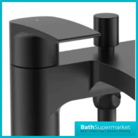 Descent Matt Black Bath Shower Mixer