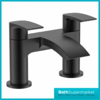 Descent Matt Black Bath Filler