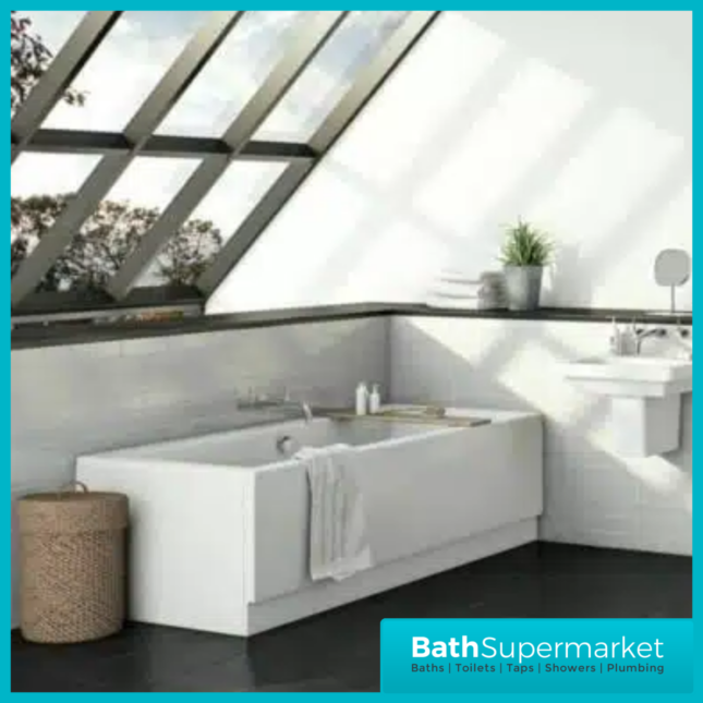 Koller Toreno Square Double Ended Whirlpool Spa Bath 6-8-11 Jets 1700mm x 700mm