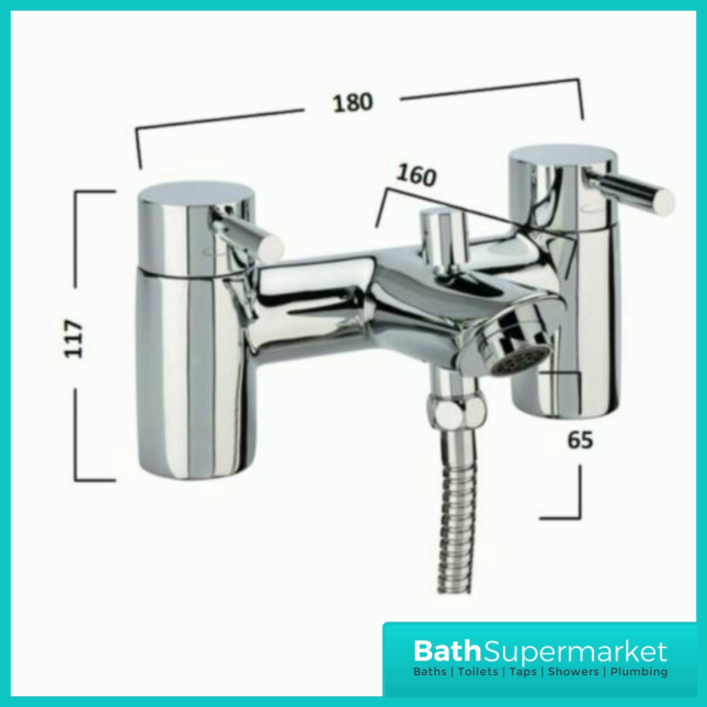 Tavistock Kinetic Bath Shower Mixer Tap TKN42