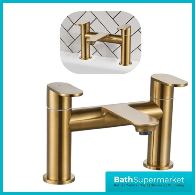 Niagara Albury Brushed Brass Bath Filler Tap