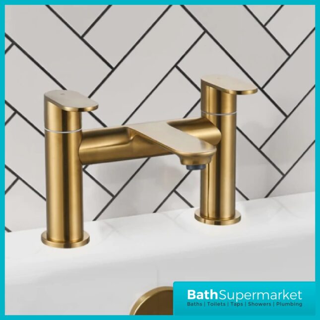 Niagara Albury Brushed Brass Bath Filler Tap