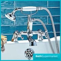 Niagara Bayswater Chrome Bath Shower Mixer Tap Kit With Cradle - Image 3