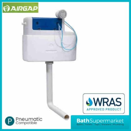 Tavistock Apex Side Inlet Dual Flush Slimline Concealed Cistern TR9002