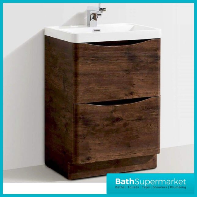 Cassellie Bali Chestnut 600MM Wall Mounted Unit