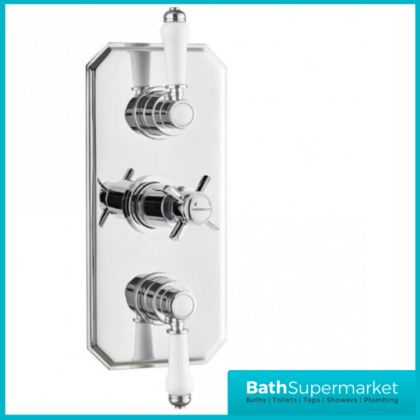 Klassique Concealed Chrome Thermostatic Shower Valve-2 Way