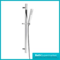 Modern Square Slide Rail Shower Kit with Hose