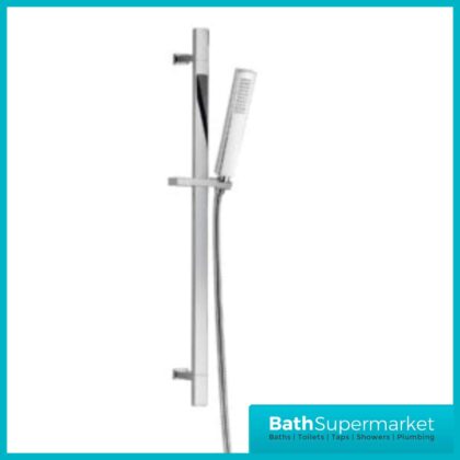 Modern Square Slide Rail Shower Kit with Hose