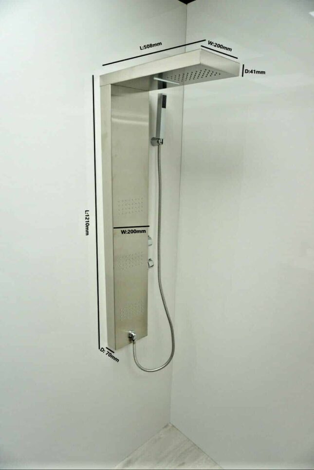 Stainless Steel Dream Waterfall Thermostatic Shower Panel - Image 3